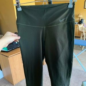 Nike Army Green Mid Leggings